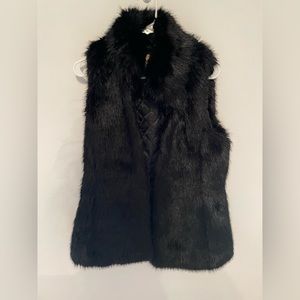 Banana Republic Faux Fur Vest